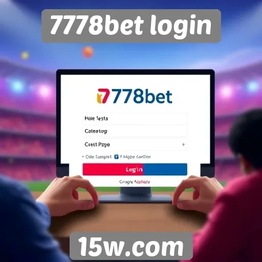Acessibilidade e navegação no site 7778bet login